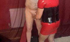 The complete domination of a naked cleaner Part 8 of 11