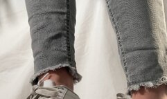 A Shoejob with Puma sneakers - CBT and Full Bodyweight Cockcrush - Sneakerfetish - multiedit - HD