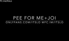 Wet Yourself and Jerk Off For Me