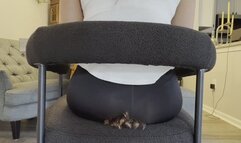 Unaware Farting on Tiny Girl