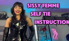 Sissy Femme Self Tie Instruction (BDSM Instruction)