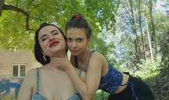 Michaela learning to choke