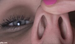 The inside of my pigy nose