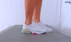 Ambers Trample Workout 2: Nike Air 270's - Slave Cam - Extreme Cock Trampling - 48SLC