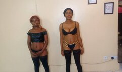 Black Panty Catfight Jenni vs Christine