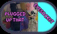 4k | Femboy FUCKS a SKELETON!