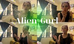 Trying Black and Mild for the 1st time (it was so good) | Alien Girl