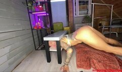 Her shelf has trapped her body