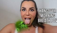 Experience Vanessa's hangover morning breath (POV) - Lalo Cortez and Vanessa