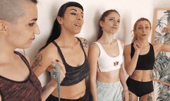 Lift and carry party! quattro ragazze esplosive - ( BODY PART CONF )