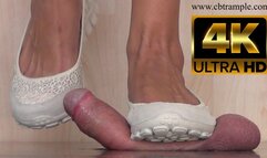 Rough Cock and Ball Trampling in Ballet Flats by Lara Cuore - Part 1 of 2 (4K)