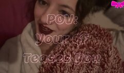 Your Girlfriend is a TEASE with Dirty Talk hairy pussy play and boobs Dakota Marr