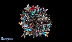 Floral bra fetish, Sam38g tits are bigger & better than your wives MP4