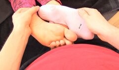 Cum inside my Pink Socks