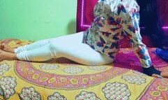 Horny big ass Indian girl riding bbc Indian cock