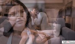 Trans Zariah Aura licks ebony gfs pussy