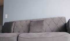 Cute and mean girlfriend makes you stroke for her amusement