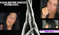 ALISHA "IT'S TIME FOR BED" AND I NEED TO CLEAR MY NOSE" THE SNEEZES, LOTS OF SNEEZES! NOSEBLOWS! WMV VERSION