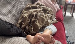 Sleepy goddess feet