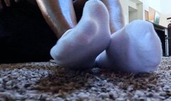 Goddess Teases with Soles in White Socks POV 1080