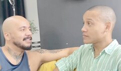 51 MINUTES OF A MARATHON FANTASTIC DEEP KISS BETWEEN TWO APARTMENT NEIGHBORS - BY JAMAL SANGENT AND DERRICK PATRICK - CLIP 01