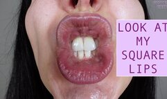 LOOK AT MY SQUARE LIPS (Video request)