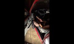 Sexy dressed and very horny but the car wont start