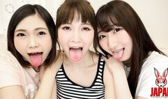 Party Revelations: Koharu, Misaki, and Nanoka's Sensual Exploration