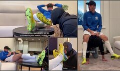 Clean my soccer cleats and be my pony (HD)
