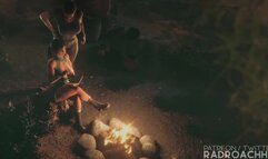 Lara Croft is fucked by Futa Queen