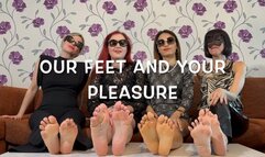 GEA DOMINA - POV: OUR FEET AND YOUR PLEASURE