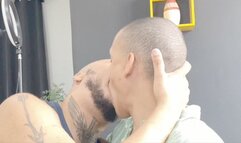 51 MINUTES OF A MARATHON FANTASTIC DEEP KISS BETWEEN TWO APARTMENT NEIGHBORS - BY JAMAL SANGENT AND DERRICK PATRICK - CLIP 02