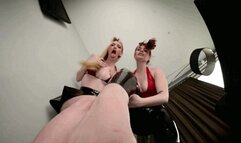Goddess Charlie and Brookyln worship POV - MP4