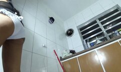 BRUNETTE CLEANING THE WHOLE HOUSE AND RELEASING HER LONG FARTS PART 3 BY ANITA CAM BY ALINE FULL HD