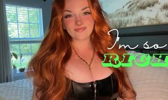 I'm So Rich - Luxury Findom Brag Money Fetish Financial Domination Goddess Worship Loser Verbal Humiliation Degradation