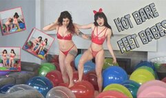 Hot bare feet babes