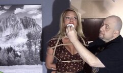 Bella Ink: Roped and Groped in Miniskirt and Pantyhose, Part 1