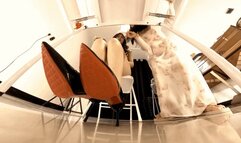 4K WENWEN two office humiliates 360VR