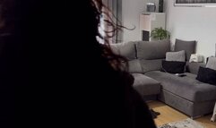 desperate to do pee in pantyhouse