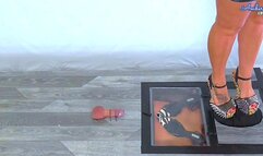 Crushed Under My Wild Spikey Wedges - Amber Cam - AmbersCBT - 49AC