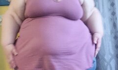 Request - hands free belly jiggles