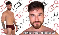 ROOMMATE STEALS YOUR COCK SIZE