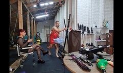 Domestic servitude with my stepson Faith in attic