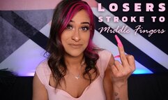 Losers Stroke To Middle Fingers