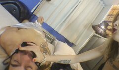 FACESITTING WITH SLAVE IN CAPTIVITY AND MUMIFIED PART 4 BY PENÉLOPE PINK AND DANIEL SANTIAGO CAM BY DANI FULL HD