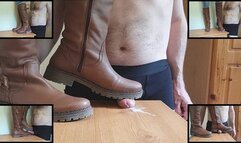 Bootjob in Biker Boots