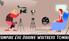 The Waitress Tomiko gets Drained by Vampire Eve 1