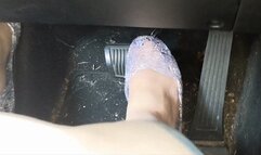 Simple Summer Pedal Pumping in Clear Jellies -Flats