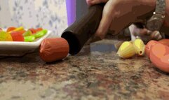 Vacuum Feast of Pursuit: Anniversary of Friendship Macaroni and Fiery Sausages and Strawberry Madness and Jelly CandiesSD