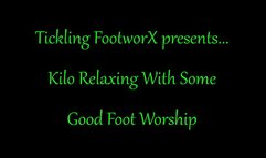 Kilo Relaxing With Some Good Foot Worship